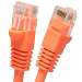 125Ft Cat5E UTP Ethernet Network Booted Cable Orange