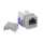 Cat.6 RJ45 110 Type Keystone Jack Gray