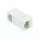 Cat.5E Right Angle Keystone Coupler White