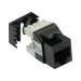 Cat.6 RJ45 110 Type 180 Keystone Jack Black