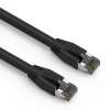 1Ft Cat.8 S/FTP Ethernet Network Cable 2GHz 40G Black 24AWG