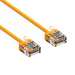 10Ft Cat6A UTP Super-Slim Ethernet Network Cable 32AWG Yellow