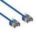 7Ft Cat6A UTP Super-Slim Ethernet Network Cable 32AWG Blue