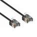 1.5Ft Cat6A UTP Super-Slim Ethernet Network Cable 32AWG Black