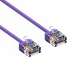1Ft Cat6A UTP Super-Slim Ethernet Network Cable 32AWG Purple